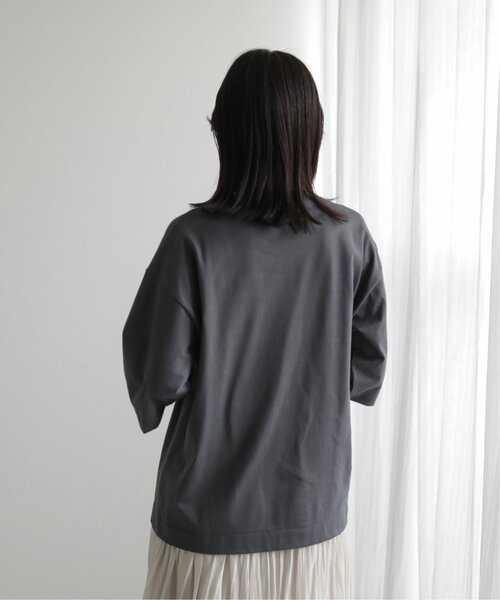 MJUKA.（ミューカ）の「TEE-SHIRT マチュピチュ刺繍半袖TEE（Tシャツ/カットソー・レディース・グレー/ベージュ/オフホワイト・FREE）」の21枚目の写真