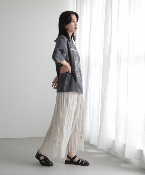 MJUKA.（ミューカ）の「TEE-SHIRT マチュピチュ刺繍半袖TEE（Tシャツ/カットソー・レディース・グレー/ベージュ/オフホワイト・FREE）」の18枚目の写真