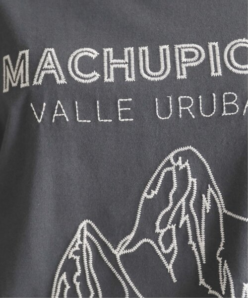 MJUKA.（ミューカ）の「TEE-SHIRT マチュピチュ刺繍半袖TEE（Tシャツ/カットソー・レディース・グレー/ベージュ/オフホワイト・FREE）」の11枚目の写真