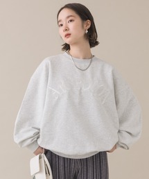 NEUNA | オーバーサイズ刺繍ロゴスウェット(スウェット)