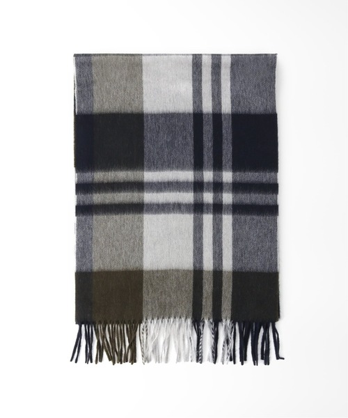 Joshua Ellis（ジョシュアエリス）の「【Joshua Ellis / ジョシュア エリス】Primary Black Watch (35×190)（マフラー・メンズ・ネイビー/キャメル/カーキ・FREE）」の5枚目の写真