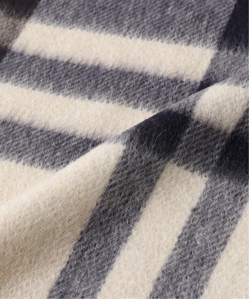 Joshua Ellis（ジョシュアエリス）の「【Joshua Ellis / ジョシュア エリス】Primary Black Watch (35×190)（マフラー・メンズ・ネイビー/キャメル/カーキ・FREE）」の10枚目の写真