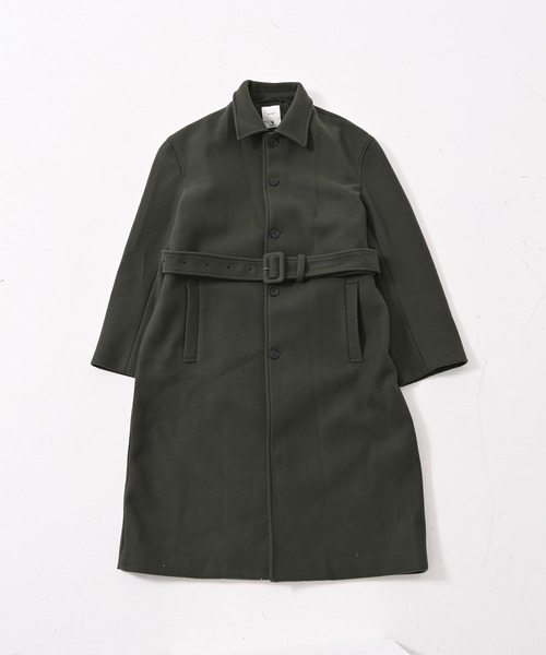 NIDO（ニド）の「ニットメルトンステンカラーコート（ステンカラーコート・メンズ・ブラック/グリーン・MEDIUM/LARGE）」の16枚目の写真