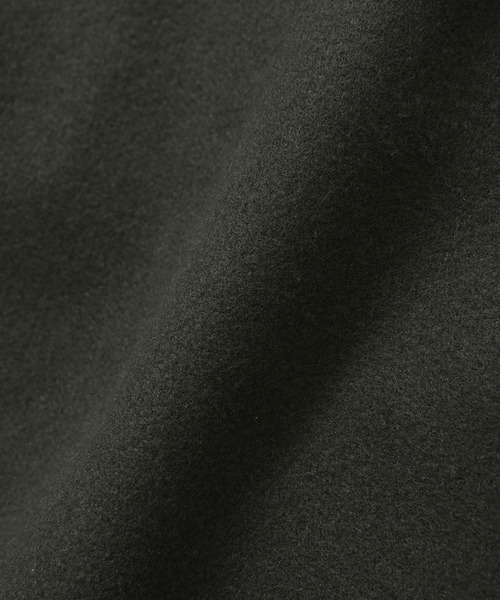 NIDO（ニド）の「ニットメルトンステンカラーコート（ステンカラーコート・メンズ・ブラック/グリーン・MEDIUM/LARGE）」の17枚目の写真