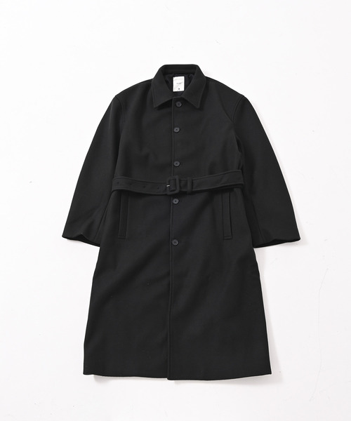 NIDO（ニド）の「ニットメルトンステンカラーコート（ステンカラーコート・メンズ・ブラック/グリーン・MEDIUM/LARGE）」の18枚目の写真