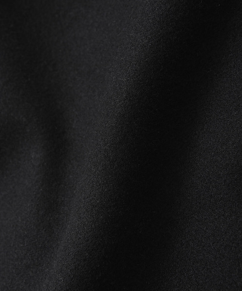 NIDO（ニド）の「ニットメルトンステンカラーコート（ステンカラーコート・メンズ・ブラック/グリーン・MEDIUM/LARGE）」の19枚目の写真