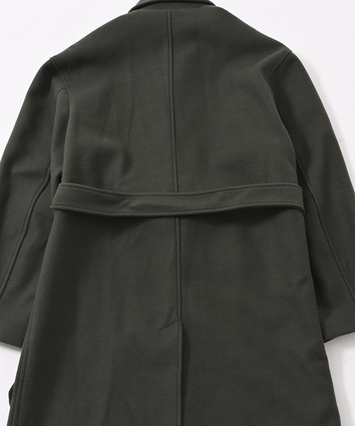 NIDO（ニド）の「ニットメルトンステンカラーコート（ステンカラーコート・メンズ・ブラック/グリーン・MEDIUM/LARGE）」の8枚目の写真