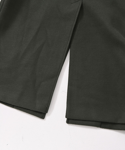 NIDO（ニド）の「ニットメルトンステンカラーコート（ステンカラーコート・メンズ・ブラック/グリーン・MEDIUM/LARGE）」の9枚目の写真
