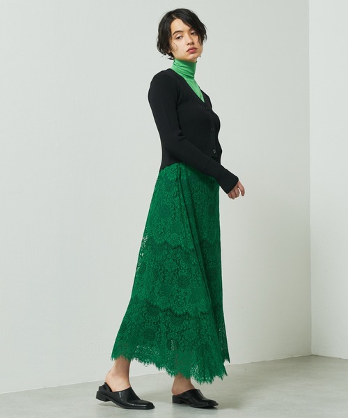 Lui's（ルイス）の「シアーインナーハイネックトップス（Tシャツ/カットソー・レディース・ブラック/サックスブルー/ピンク/グリーン・FREE）」の9枚目の写真