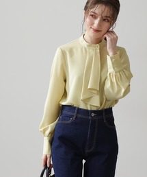 N.（N. Natural Beauty Basic） | ◆ボウタイ風ブラウス(シャツ/ブラウス)