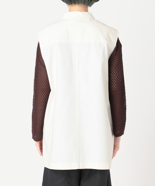 Simplicite(サンプリシテ)の「ミリタリーベスト◆(ベスト・レディース・ホワイト/カーキ・FREE)」の15枚目の写真