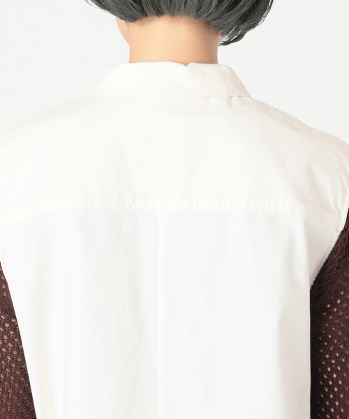 Simplicite(サンプリシテ)の「ミリタリーベスト◆(ベスト・レディース・ホワイト/カーキ・FREE)」の14枚目の写真