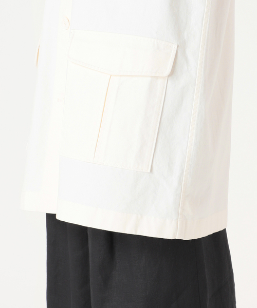 Simplicite(サンプリシテ)の「ミリタリーベスト◆(ベスト・レディース・ホワイト/カーキ・FREE)」の9枚目の写真