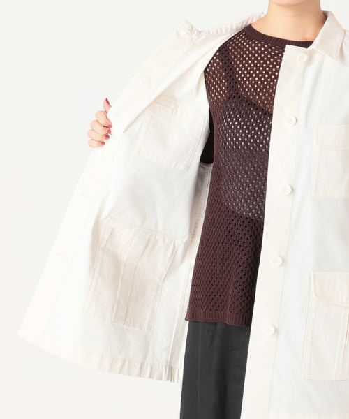 Simplicite(サンプリシテ)の「ミリタリーベスト◆(ベスト・レディース・ホワイト/カーキ・FREE)」の8枚目の写真