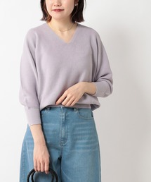 ストローヤーンバックボリュームニット