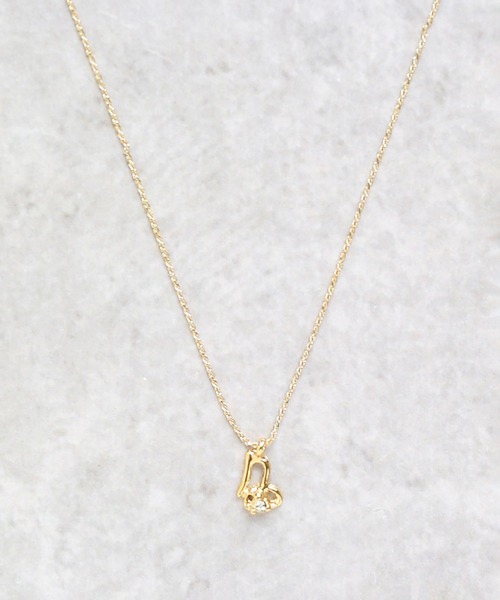 セレブ愛用◆by charlotte◆12星座/14K＆ダイヤモンドネックレス SALE】乙女座・ゾディアック ダイヤモンド ゴールド コイン