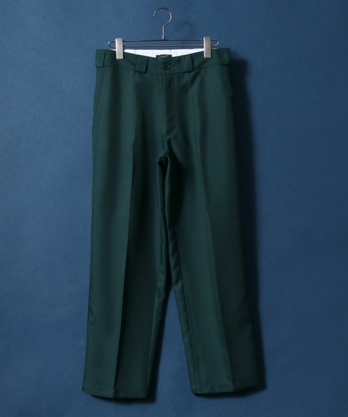 ANPAS(アンパス)の「Twill Fabric Wide Pants/ツイル ワイドパンツ チノパンツ ワークパンツ カラーパンツ セットアップ対応(チノパンツ・メンズ・ブラック/ダークグリーン/ベージュ/ブラウン/レッド/イエロー/オレンジ・M/L/XL/S)」の11枚目の写真