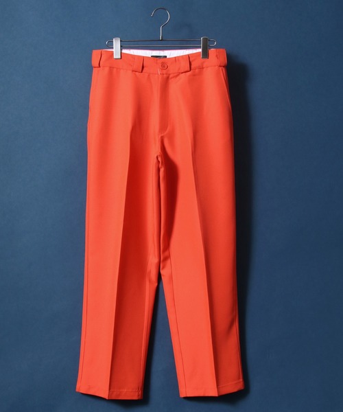 ANPAS(アンパス)の「Twill Fabric Wide Pants/ツイル ワイドパンツ チノパンツ ワークパンツ カラーパンツ セットアップ対応(チノパンツ・メンズ・ブラック/ダークグリーン/ベージュ/ブラウン/レッド/イエロー/オレンジ・M/L/XL/S)」の14枚目の写真