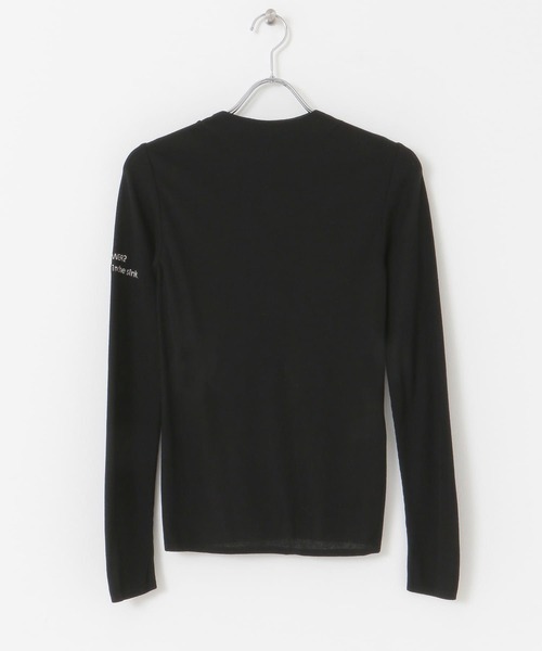 URBAN RESEARCH(アーバンリサーチ)の「bolsista Slim Fit Mockneck(ニット/セーター・レディース・ブラック/オフホワイト/モカ・FREE)」の3枚目の写真