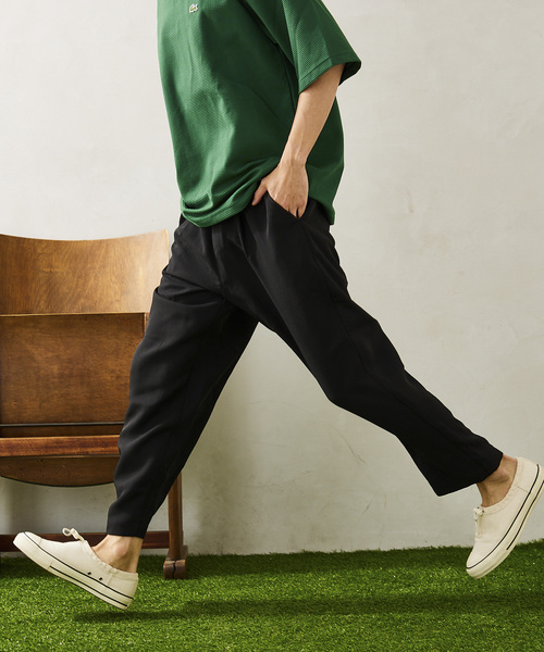 JOURNAL STANDARD relume(ジャーナルスタンダード レリューム)の「W/FACE テーパードイージーパンツ(その他パンツ・メンズ・ブラック/ネイビー/ブラウン/ブラック系その他・SMALL/MEDIUM/LARGE)」の2枚目の写真