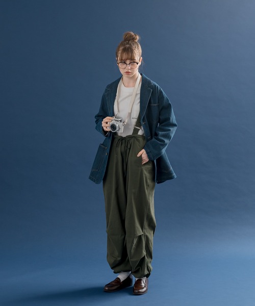 mi and mou デニムテイラードジャケット mi and mou デニムテイラードジャケット デニムジャケット メンズ