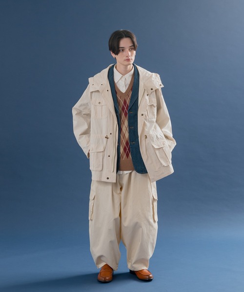 値引 tailored denim MOU AND MI | jacket｜ブラック ジャケット