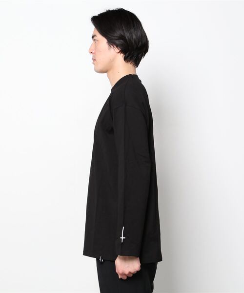 ByTheR（バイザアール）の「BYTHER 韓国ブランド クロス刺繍長袖Tシャツ（Tシャツ/カットソー・メンズ・ブラック・FREE）」の15枚目の写真