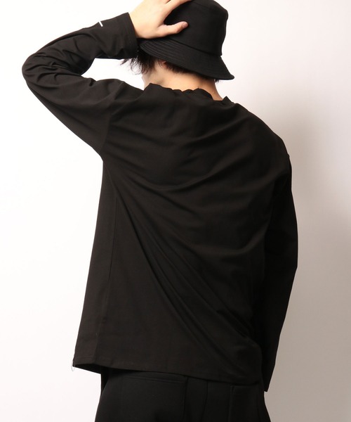 ByTheR（バイザアール）の「BYTHER 韓国ブランド クロス刺繍長袖Tシャツ（Tシャツ/カットソー・メンズ・ブラック・FREE）」の4枚目の写真