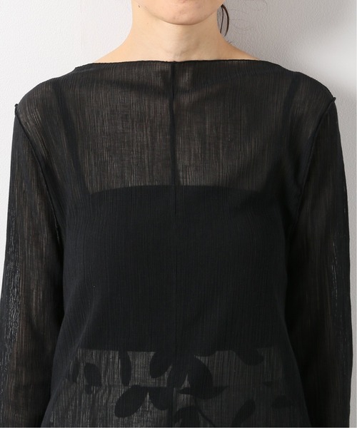 シアークレープジャージロングTシャツ