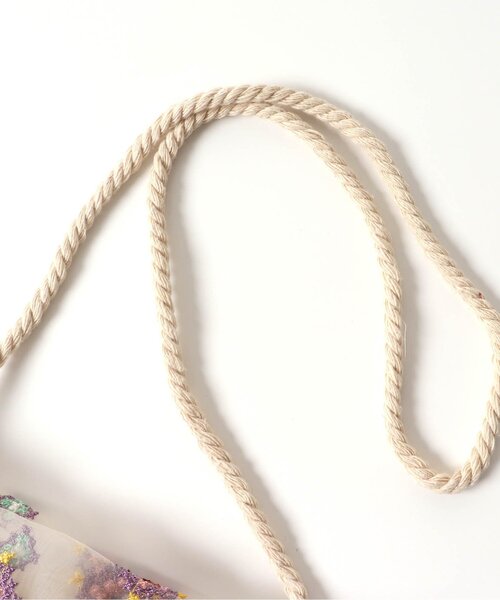 BREEZE（ブリーズ）の「刺繍巾着ポシェット（ショルダーバッグ・キッズ・ブラック/オフホワイト・FREE）」の8枚目の写真