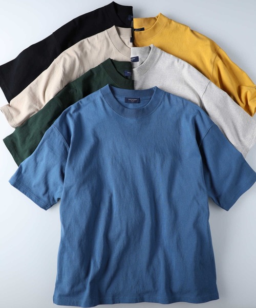 BACK NUMBER（バックナンバー）の「【BACK NUMBER】ビッグシルエットヘビーウェイトＴシャツ（Tシャツ/カットソー・メンズ・イエロー/ブラック/ライトグレー/ベージュ/グリーン/ブルー・M/XL/L/S）」の18枚目の写真