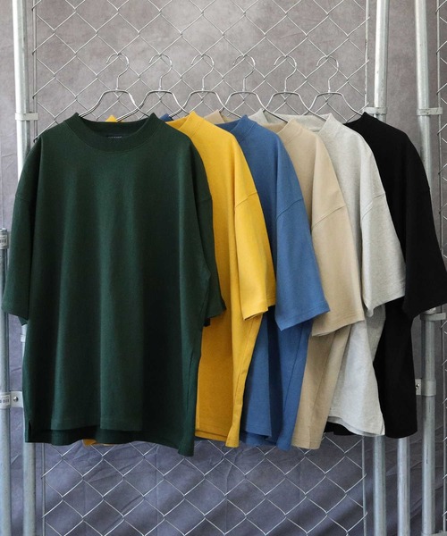 BACK NUMBER（バックナンバー）の「【BACK NUMBER】ビッグシルエットヘビーウェイトＴシャツ（Tシャツ/カットソー・メンズ・イエロー/ブラック/ライトグレー/ベージュ/グリーン/ブルー・M/XL/L/S）」の21枚目の写真