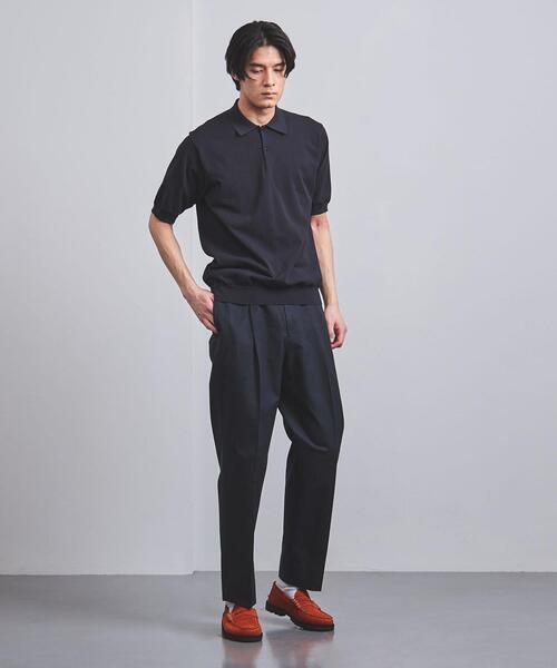 UNITED ARROWS ニットポロシャツ ✴︎未使用 UNITED ARROWS（ユナイテッドアローズ） セーター ニット コットン