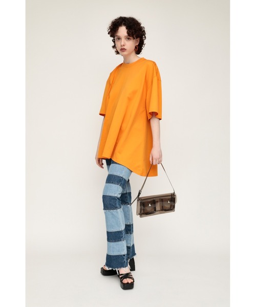 SLY(スライ)の「SQUARE PLATFORM HEELED SANDAL スクエア プラットフォーム ヒール サンダル(サンダル・レディース・ブラック/オレンジ・SMALL/MEDIUM/LARGE)」の20枚目の写真