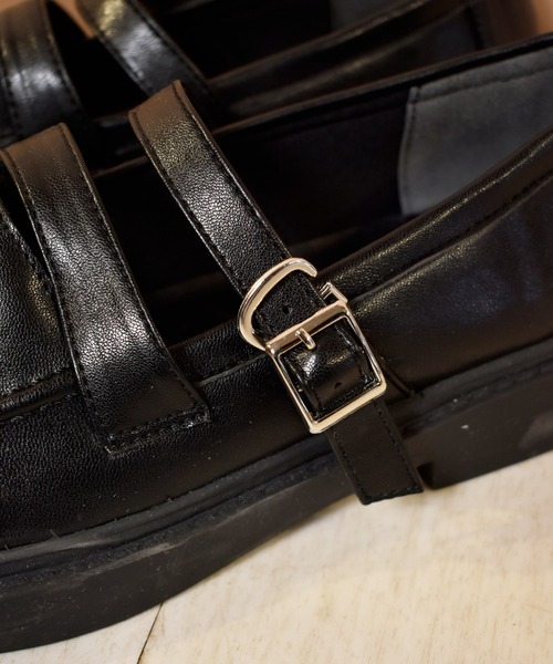 ems excite（エムズエキサイト）の「ベルトローファー（ローファー・レディース・ブラウン/ブラック/オフホワイト・M/L）」の12枚目の写真