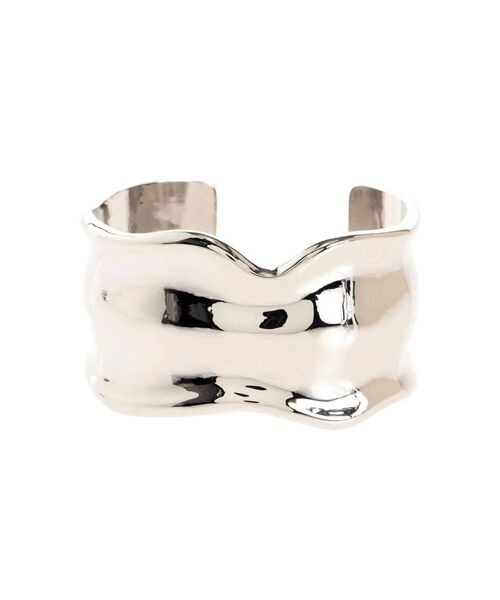 Ungrid（アングリッド）の「メタルワイドニュアンスバングル（ブレスレット・レディース・シルバー・FREE）」の7枚目の写真