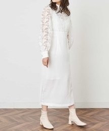 オーガンジードッキングワンピ―ス