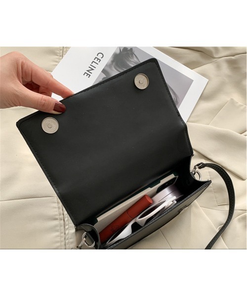 おしゃれスタ（オシャレスタ）の「キルティングミニショルダーバッグ（ハンドバッグ・レディース・ホワイト/ブラック/ベージュ/ブラウン/グリーン・FREE）」の22枚目の写真