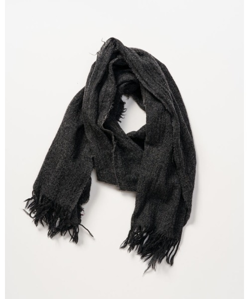 wjk（ダヴルジェイケイ）の「fringe soft stall（ストール/ショール・メンズ・ネイビー/レッド/ブラック系その他・FREE）」の13枚目の写真