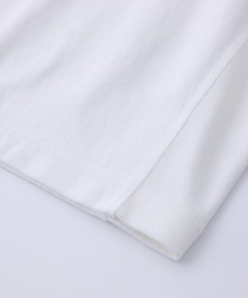 X-girl（エックスガール）の「Champion REVERSE WEAVE S/S TEE（Tシャツ/カットソー・レディース・ホワイト/ブラック/ライトグリーン・S/M/L/XL）」の17枚目の写真