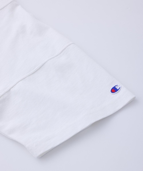 X-girl（エックスガール）の「Champion REVERSE WEAVE S/S TEE（Tシャツ/カットソー・レディース・ホワイト/ブラック/ライトグリーン・S/M/L/XL）」の19枚目の写真