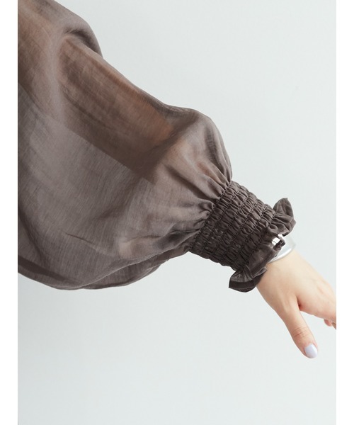 CRAFT STANDARD BOUTIQUE(クラフトスタンダードブティック)の「ラグランシアーブラウス *◆(シャツ/ブラウス・レディース・ブラウン/ミント・FREE)」の21枚目の写真