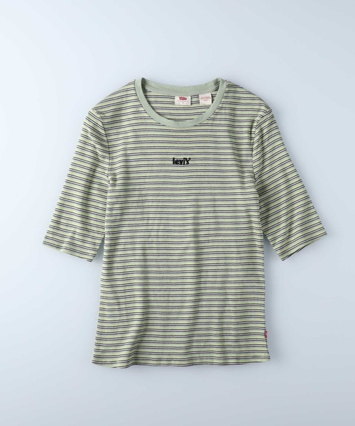 Levi's(リーバイス)の「【Levi's】スリムリブTシャツ(Tシャツ/カットソー・レディース・ブラック・S/M)」の4枚目の写真