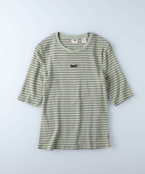 Levi's(リーバイス)の「【Levi's】スリムリブTシャツ(Tシャツ/カットソー・レディース・ブラック・S/M)」の7枚目の写真