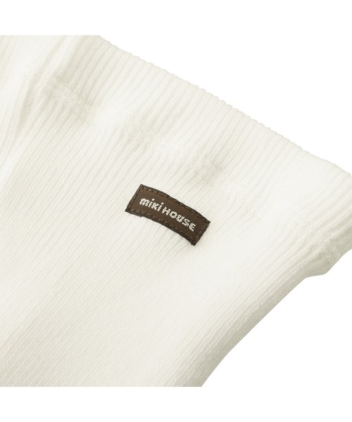 MIKI HOUSE（ミキハウス）の「シンプルタイツ（タイツ/ストッキング・キッズ・ホワイト/ブラック・80ｃｍ/90cm/110cm/100cm/120cm/130cm）」の3枚目の写真