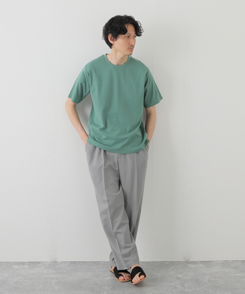 EDIFICE（エディフィス）の「”撥水＆汗染み防止機能” プロテック ポンチ Tシャツ（Tシャツ/カットソー・メンズ・ホワイト/チャコールグレー/ブラック/ベージュ/グリーン・SMALL/MEDIUM/LARGE/X-LARGE）」の19枚目の写真