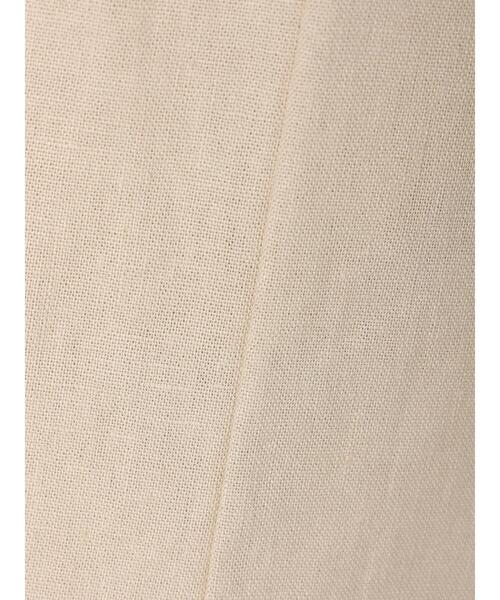 Green　Parks（グリーンパークス）の「ベルギーリネン混 ジレジャケット（ベスト・レディース・ダークグレー/ライトベージュ・FREE）」の18枚目の写真