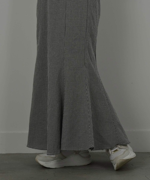 I_am（アイアム）の「gingham mermaid skirt（スカート・レディース・ブラック/レッド・FREE）」の11枚目の写真