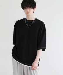 COOLダンボール半袖クルーネックTシャツ 接触冷感