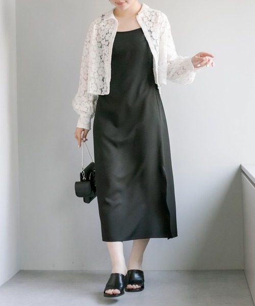 OLIVE des OLIVE（オリーブデオリーブ）の「バックリボンボリューム袖クロップドシャツ（シャツ/ブラウス・レディース・ホワイト/オフホワイト/ピンク/ラベンダー・FREE）」の11枚目の写真